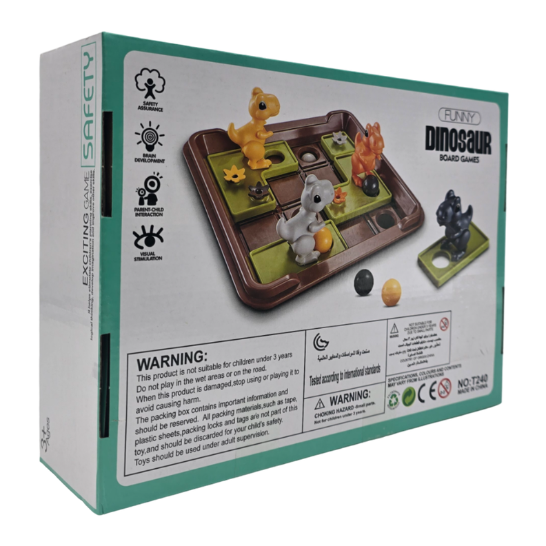 Rompecabeza 3D Juego De Habilidad y Logica Funny Dinosaurio-7