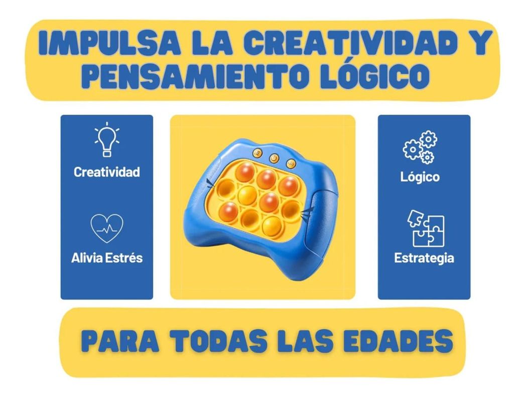 Popit Electronico Juguete Sensorial Pop-it Quickpush Tiktok-1