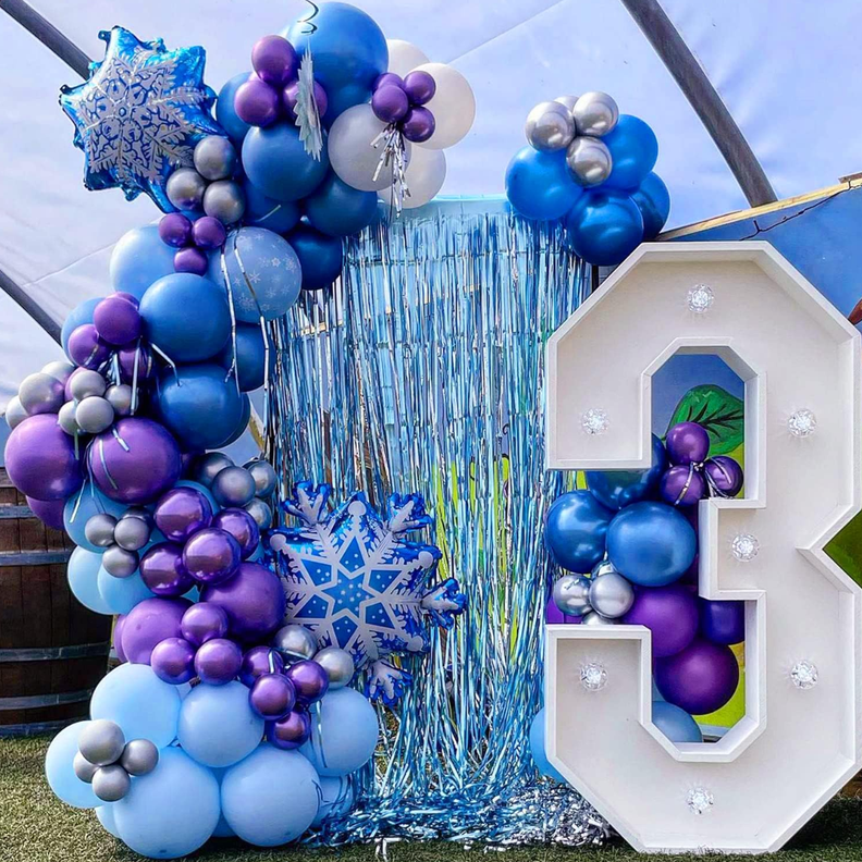 Globos Morado Metalizado 50 Unidades Tamaño 25 Cm-5