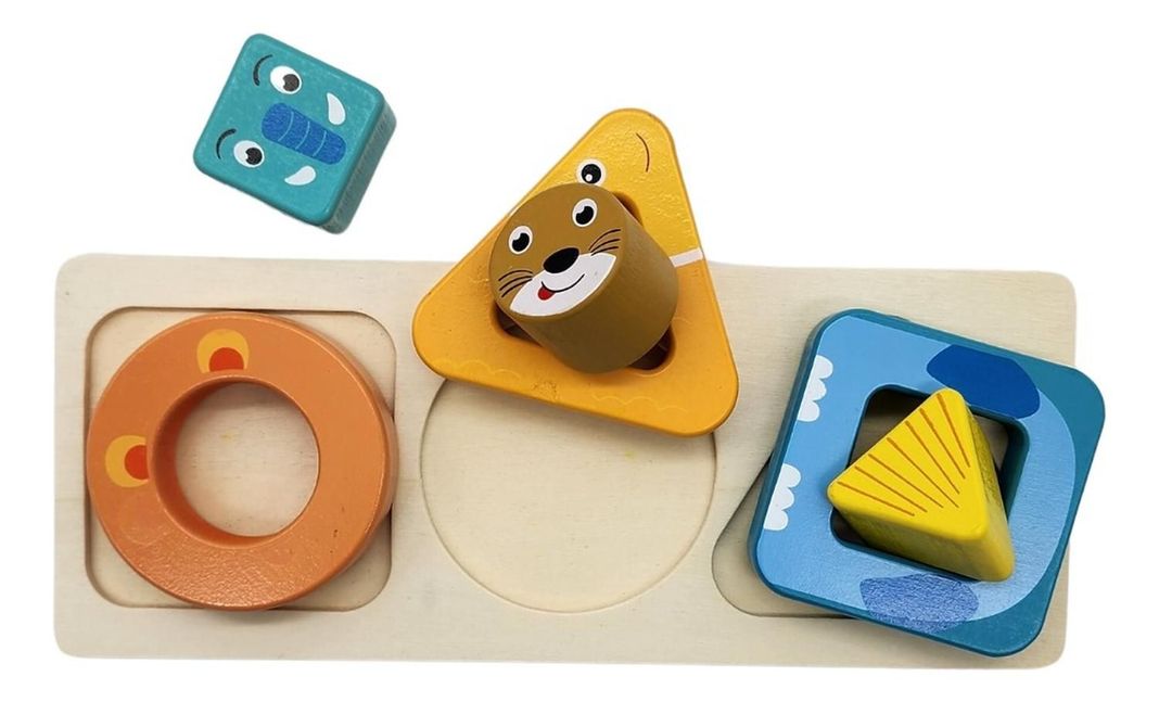 Tablero De Actividades Para Niños Bloques De Animales-0