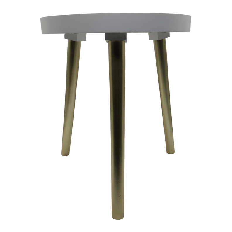Mesa De Centro Redonda Lateral Salon Mesa De Centro Blanca-1