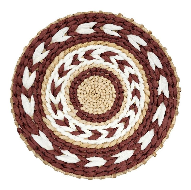 Circulo Decoración De Mimbre Para Pared Casa Terraza Variado-0
