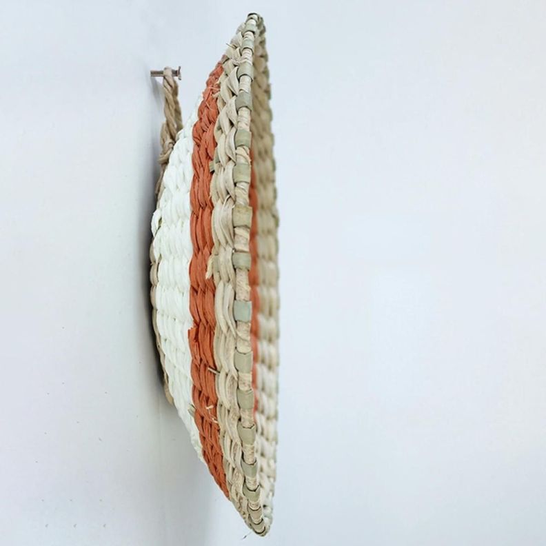 Circulo Decoración De Mimbre Para Pared Casa Terraza Variado-4