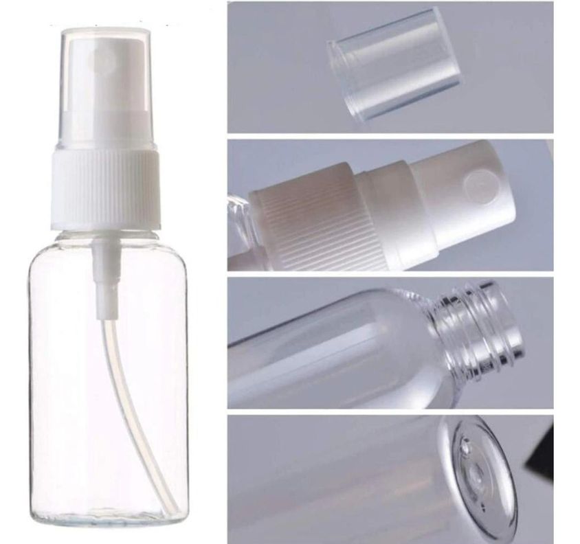 Set 3 Botella De Viaje Variedad 100 Ml Transparente-1