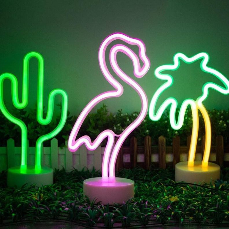 Lampara Neón Led Unicornio Decoración Todo Ambiente Hogar-5