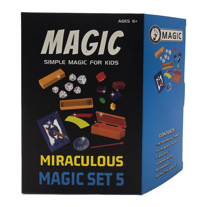 Set Juego De Magia y Trucos Clásico Para Niño Adulto Celeste-2