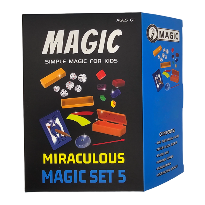 Set Juego De Magia y Trucos Clásico Para Niño Adulto Celeste-3