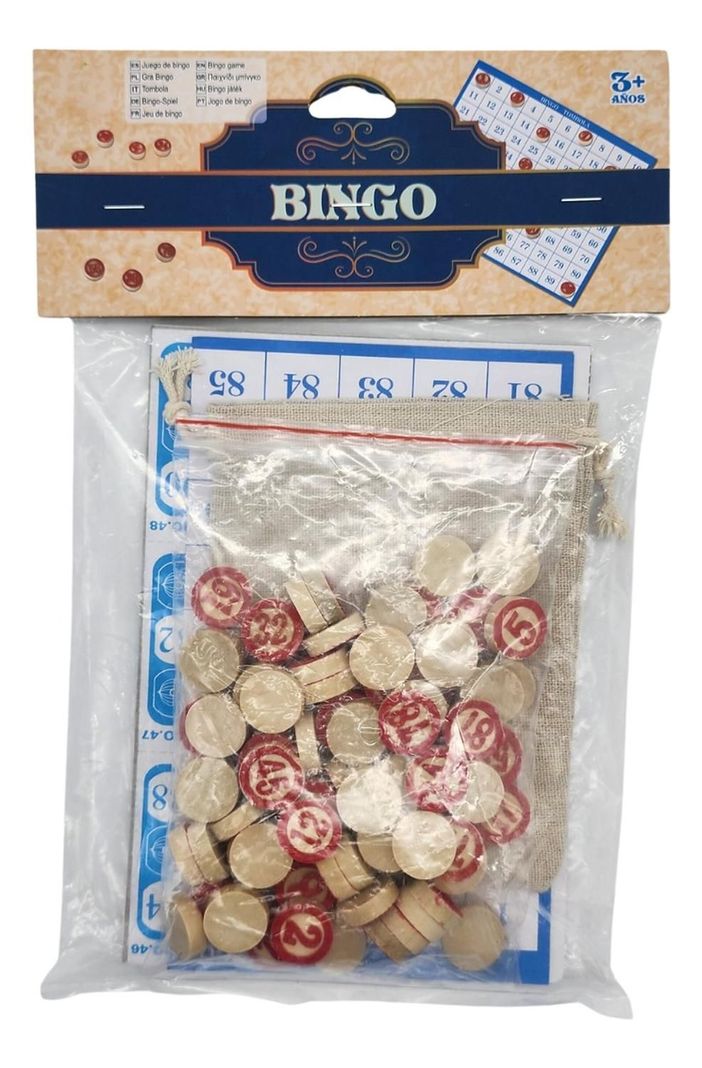 Juego De Mesa Bingo Familiar En Bolsa-0