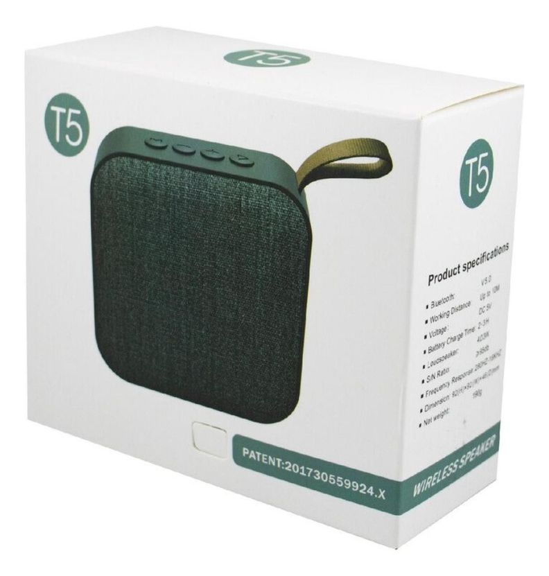 Parlante Cuadrado Bluetooth Ultra Portatil Diseño Moderno-1