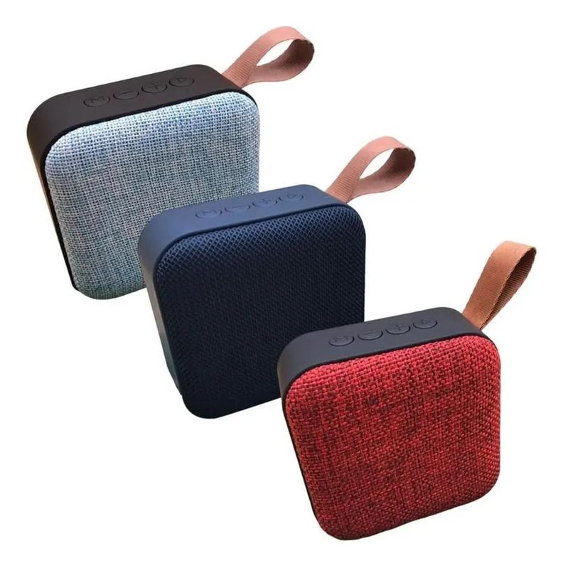 Parlante Cuadrado Bluetooth Ultra Portatil Diseño Moderno-5