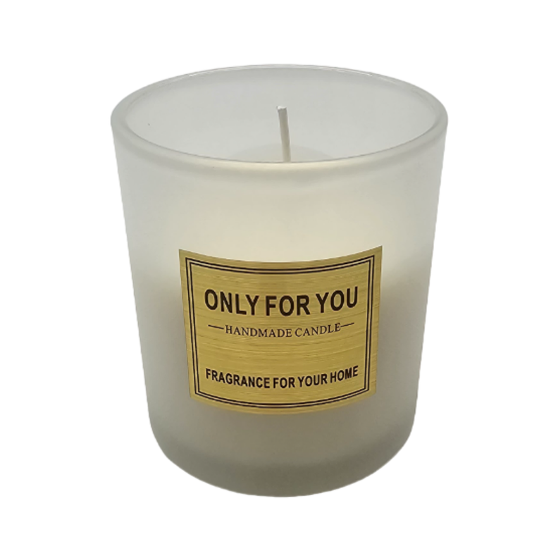 Set 2 Vela Aromatica Elegante Fragancia Duradera Vaso Blanco-1
