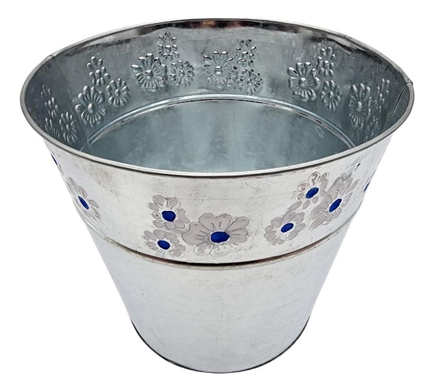 Balde Tipo Hielera Cubeta Cubitera Metalica Champaña Hielo-2