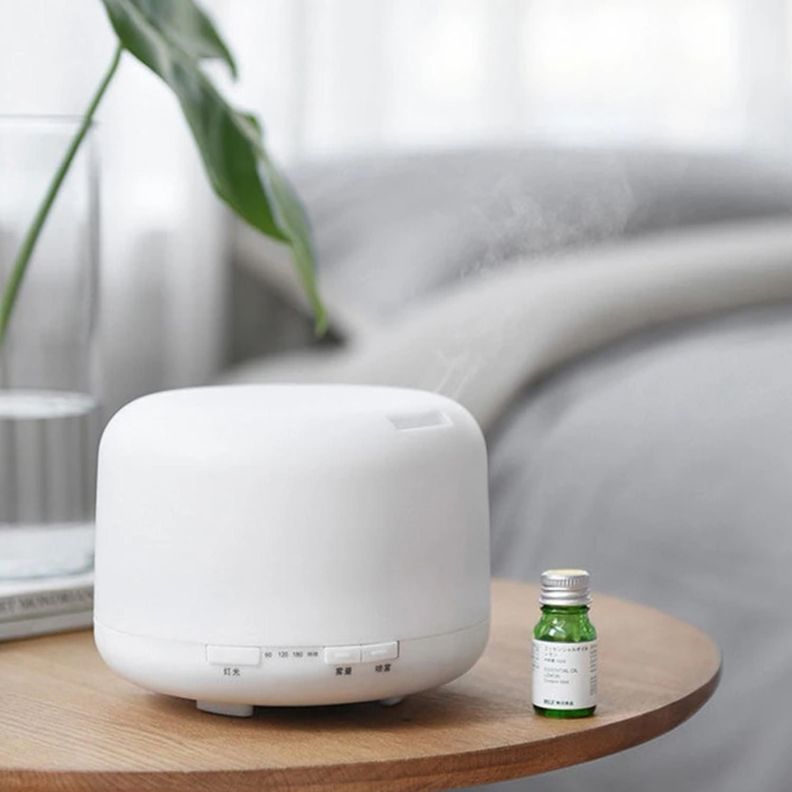 Humidificador Lampara Led Usb Vaporizador De Aromas Purifica-4