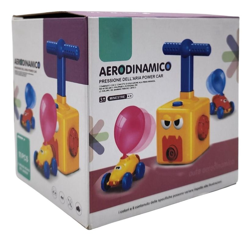 Juego Inflador De Globos Juguete Para Niños Autos Carreras-0