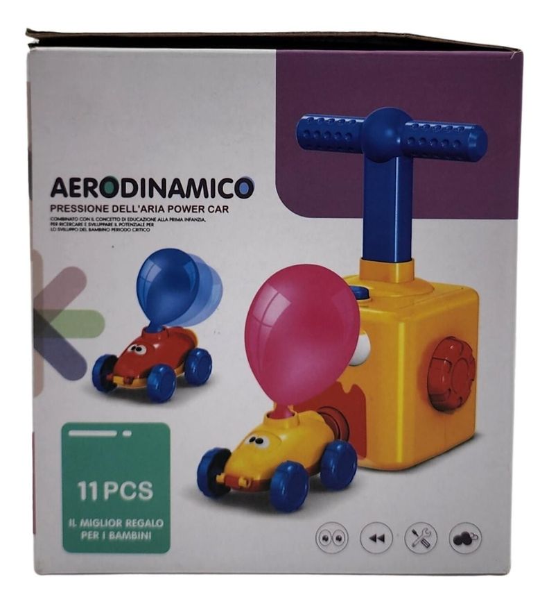 Juego Inflador De Globos Juguete Para Niños Autos Carreras-1