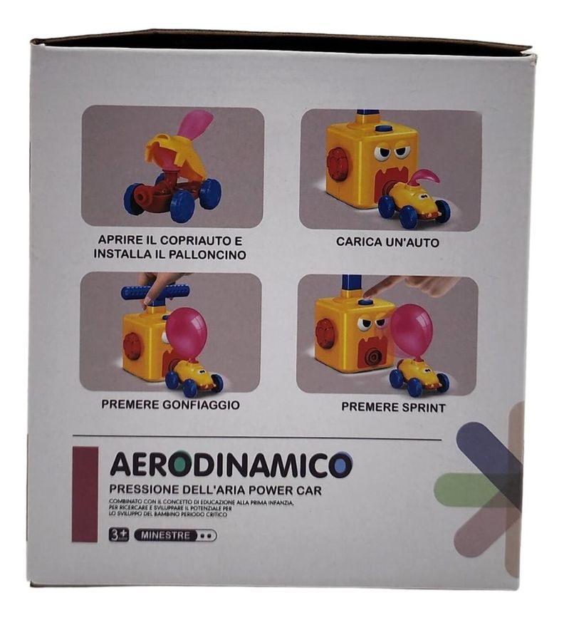 Juego Inflador De Globos Juguete Para Niños Autos Carreras-2