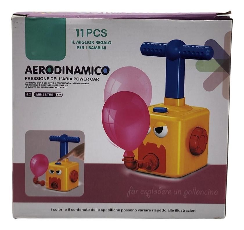 Juego Inflador De Globos Juguete Para Niños Autos Carreras-3