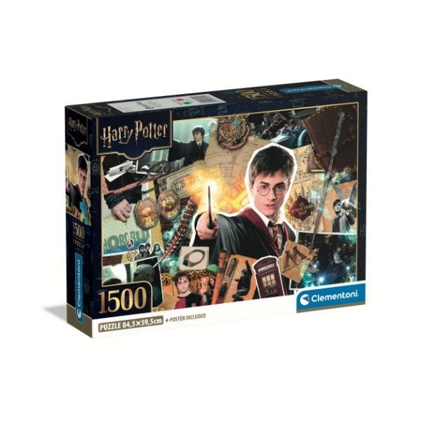 Puzzle 1500 piezas Harry Potter Compact Blanco
