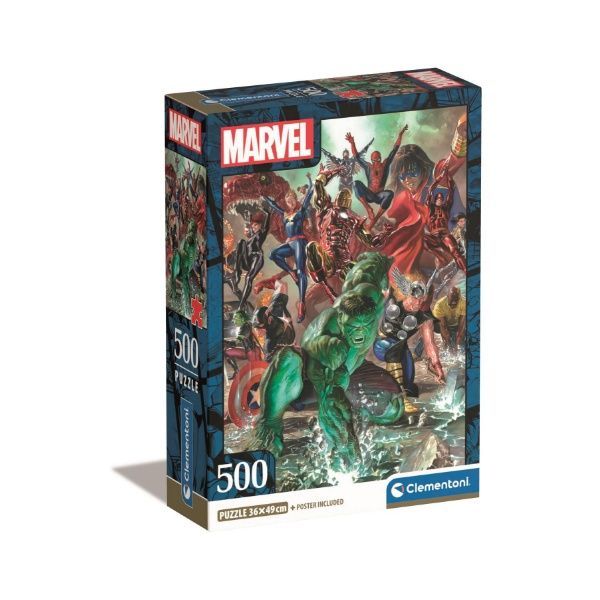 Puzzle 500 piezas Marvel Compact