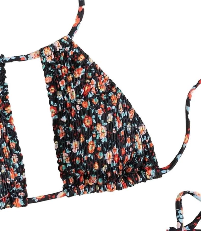 Traje de Baño Mujer Halter Fruncido-4