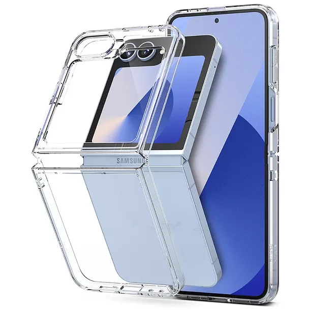 Carcasa Ringke Para Galaxy Z Flip 7 FE 6 Fusion Transparente