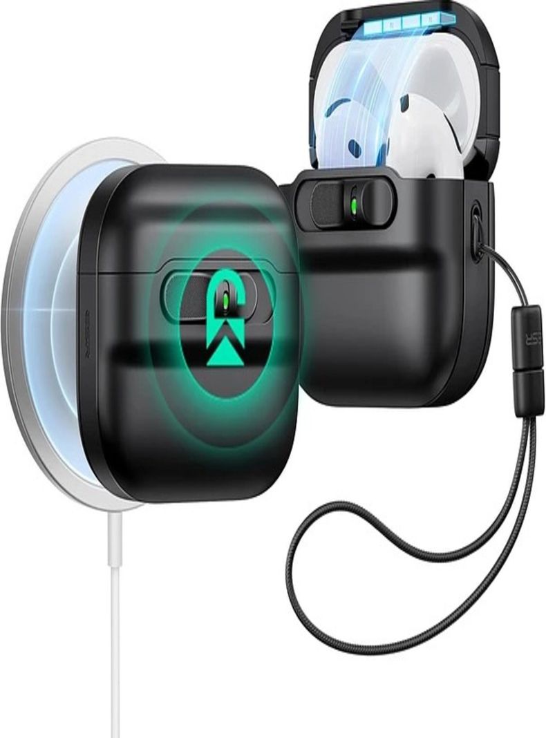 Carcasa Funda ESR Pulse Para AirPods Pro 3 Negro
