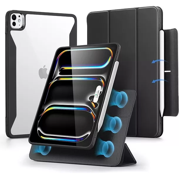 Carcasa Funda Para iPad Pro 11 2024 ESR Rebound Hybrid 360 Negro