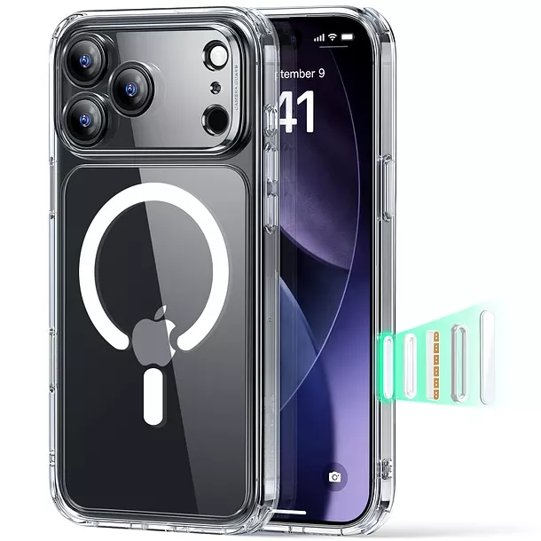 Carcasa ESR Para iPhone 17 Pro Classic Hybrid HaloLock Transparente