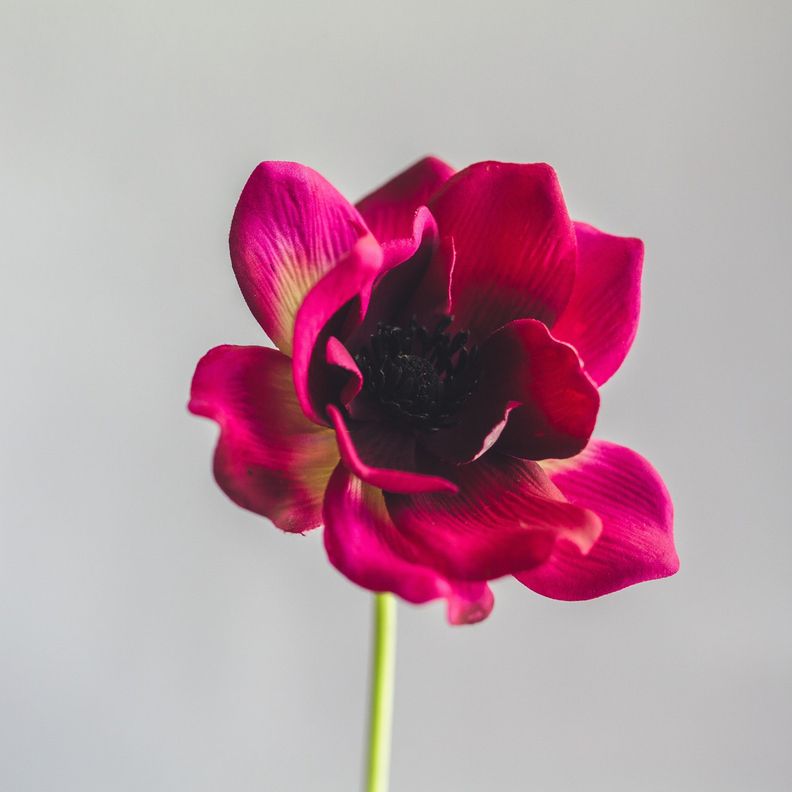 Anemona Morada Flor Artificial by Le Bouquet 40,6 cm-3