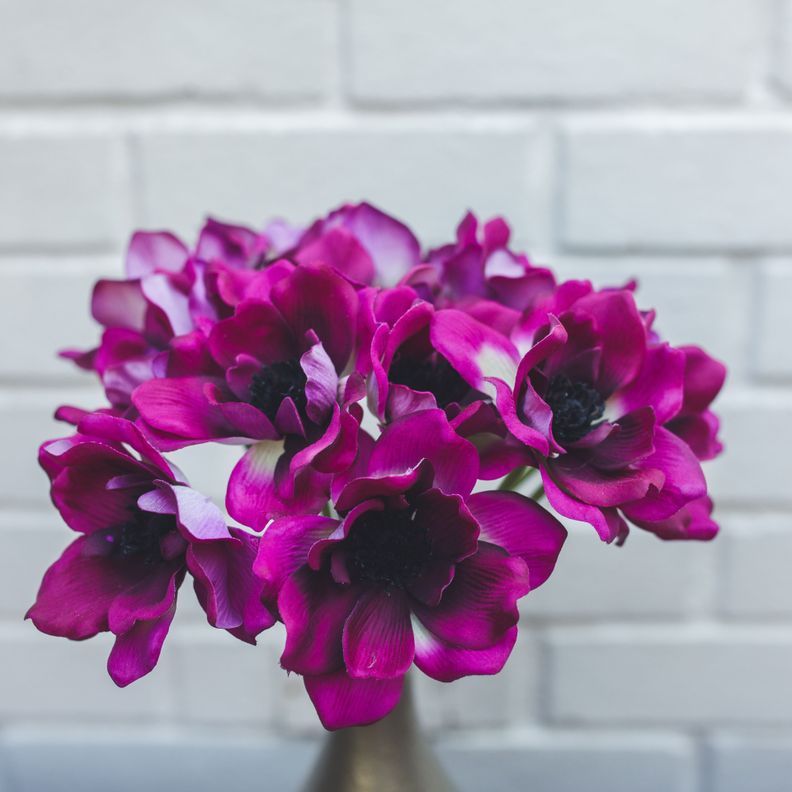 Anemona Morada Flor Artificial by Le Bouquet 40,6 cm-5
