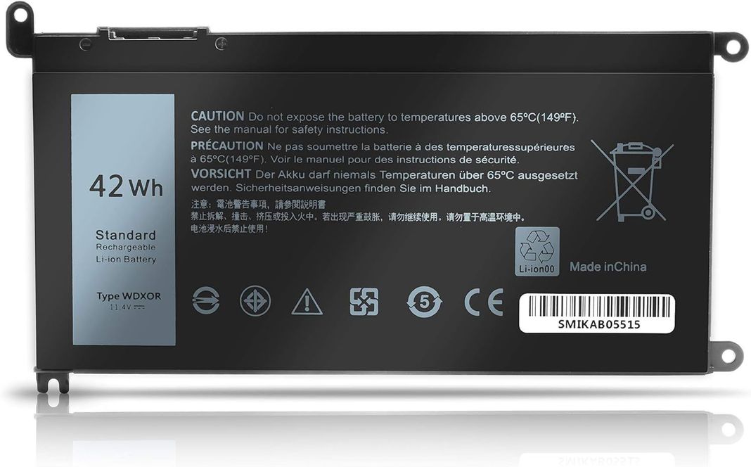 Bateria WDX0R para Notebook DELL Inspiron 13'' 5368 y 5378