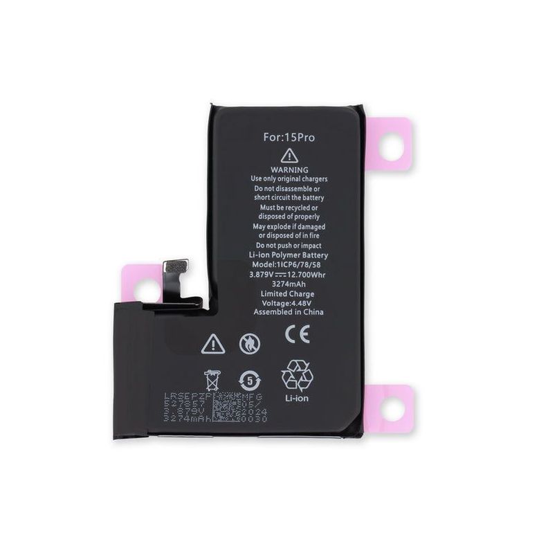 Batería para iPhone 15 Pro 2023-0