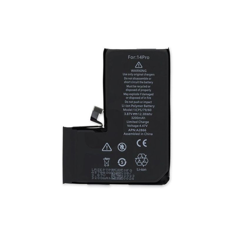 Bateria para iPhone 14 Pro 2022