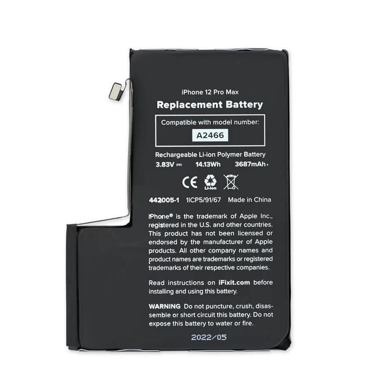 Batería Compatible iPhone 12 Pro Max 2020-0