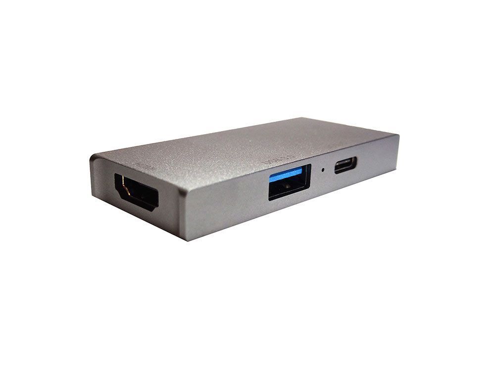 Adaptador Hub Usb Tipo C 5 En 1  Para Macbook Y iPad-0