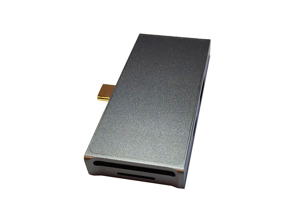 Adaptador Hub Usb Tipo C 5 En 1  Para Macbook Y iPad-1