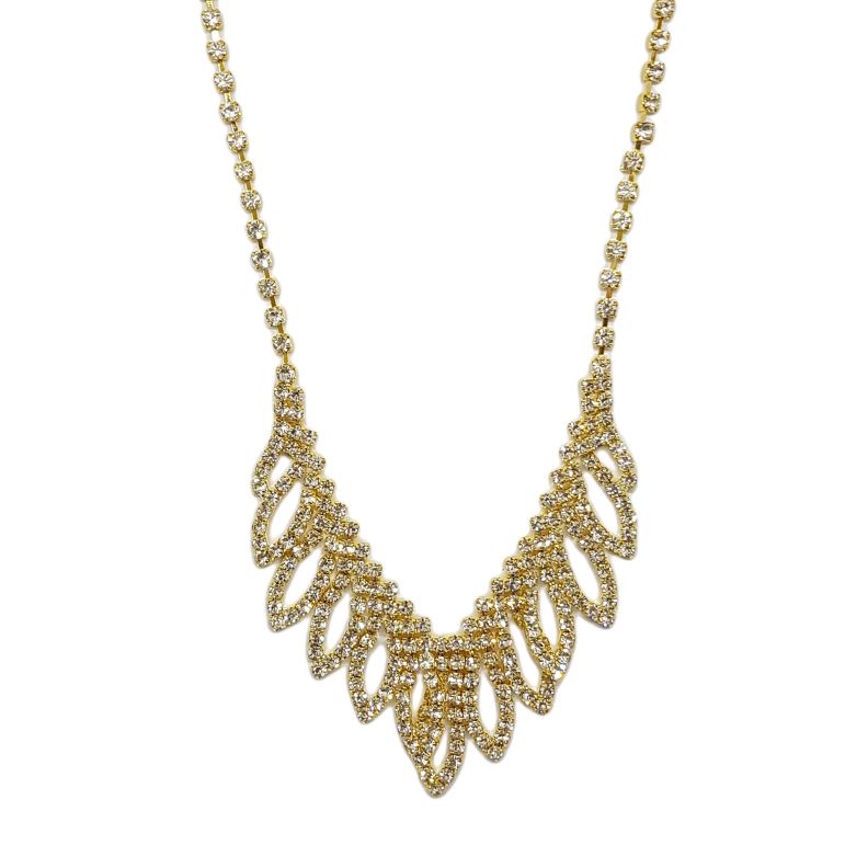 Set De Collar Y Aros Para Fiesta Chanstein-1