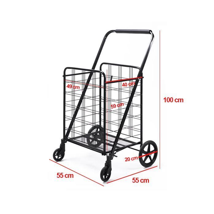 Carrito Para Compras Plegable Supermercado / Feria -1