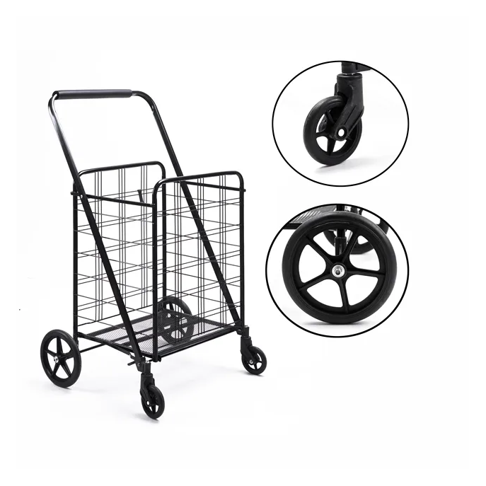 Carrito Para Compras Plegable Supermercado / Feria -5