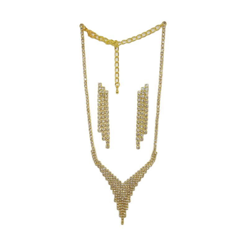 Set De Collar Y Aros Para Fiesta Mandi-1