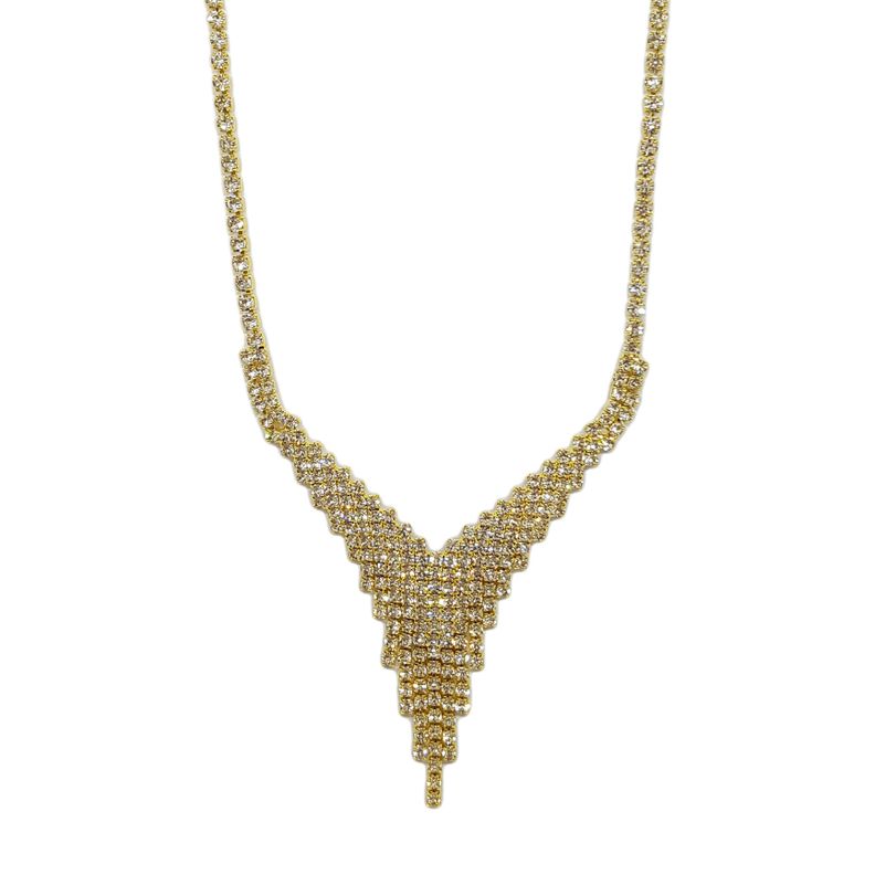 Set De Collar Y Aros Para Fiesta Mandi-2