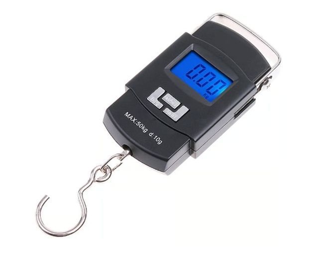 Balanza Pesa Mano Digital Electronica Colgante Portatil Lcd-0