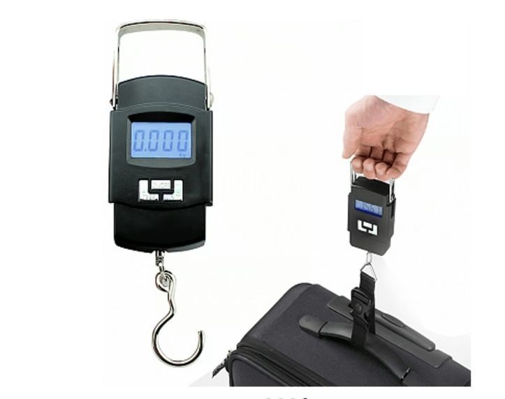 Balanza Pesa Mano Digital Electronica Colgante Portatil Lcd-2