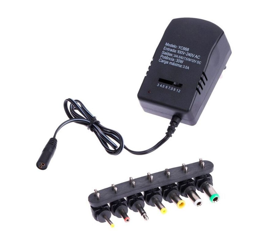 Cargador Universal 12v Regulable De 3v A 12v Fuente De Poder-0