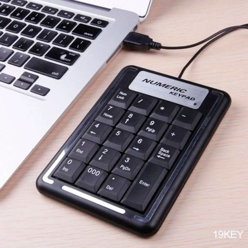 Teclado Númerico Usb 19 Key Teclas Keypad Para Notebook Pc-4