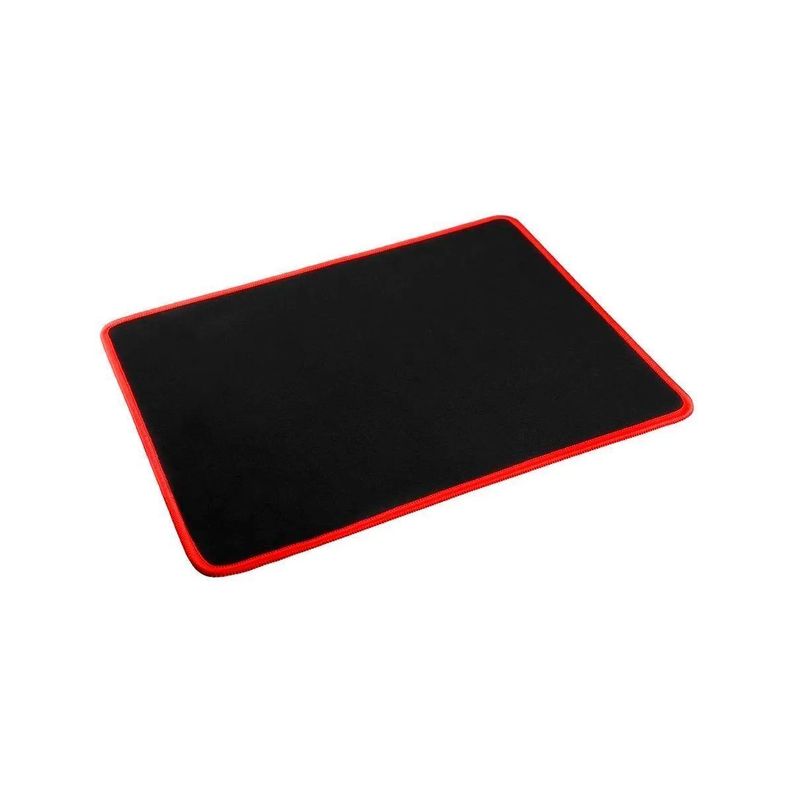 Mouse Pad Gamer Antideslizante Borde Rojo 24x30cm Grosor 3mm-0