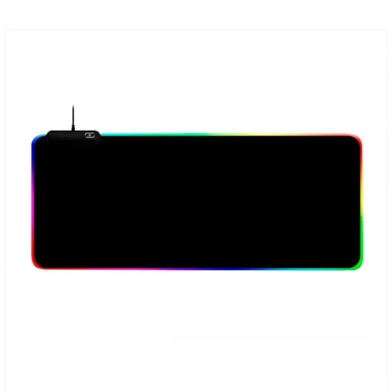 Mouse Pad Gamer Rgb Led Colores XXL 80x30cm 4mm Usb-0