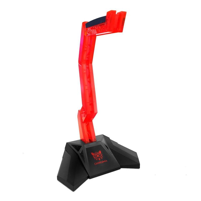 Soporte Base Stand Porta Audífonos Headset Gamer Onikuma Rojo-1