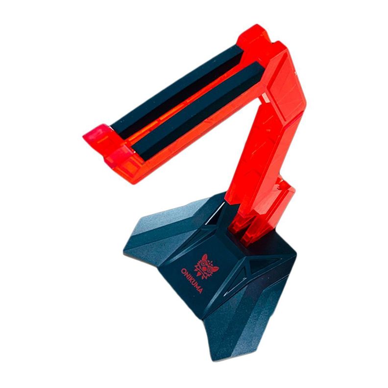 Soporte Base Stand Porta Audífonos Headset Gamer Onikuma Rojo-0