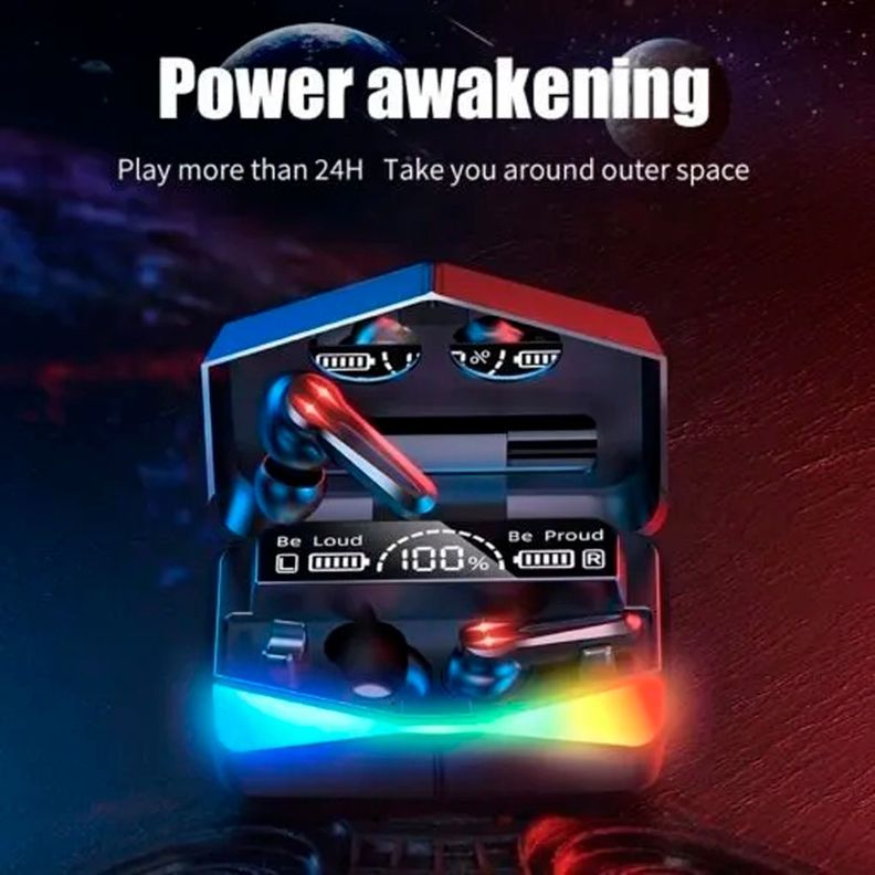 Auriculares Inalámbricos Gamer Bluetooth M28 Tws Powerbank-4